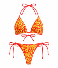 The Tulum Bikini Set - Orange - Front
