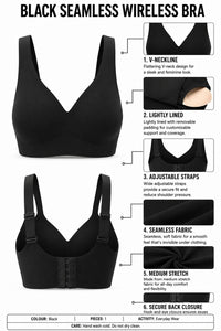 Second-Skin Seamless Push-Up Bra - Details