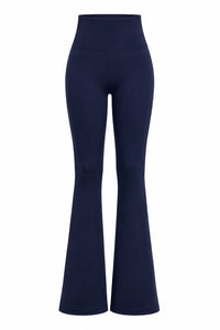 The Flow High-Waist Flare Legging - Blue - Front