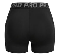 The Sculpt Pocket Short - Black - Back