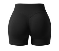 The Seamless Lift Short - Black - Back