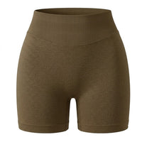 The Seamless Lift Short - Brown - Front