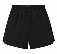 The Motion 2-in-1 Run Short - Black - Back