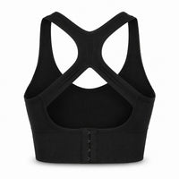 Momentum Seamless Support Bra - Black - Back