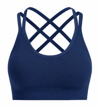 Essential Seamless Bra - Navy - Front