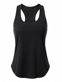 Nova Racerback Tank - Black - Front
