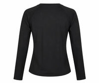 Drift Raglan Long-Sleeve Tee - Black - Back
