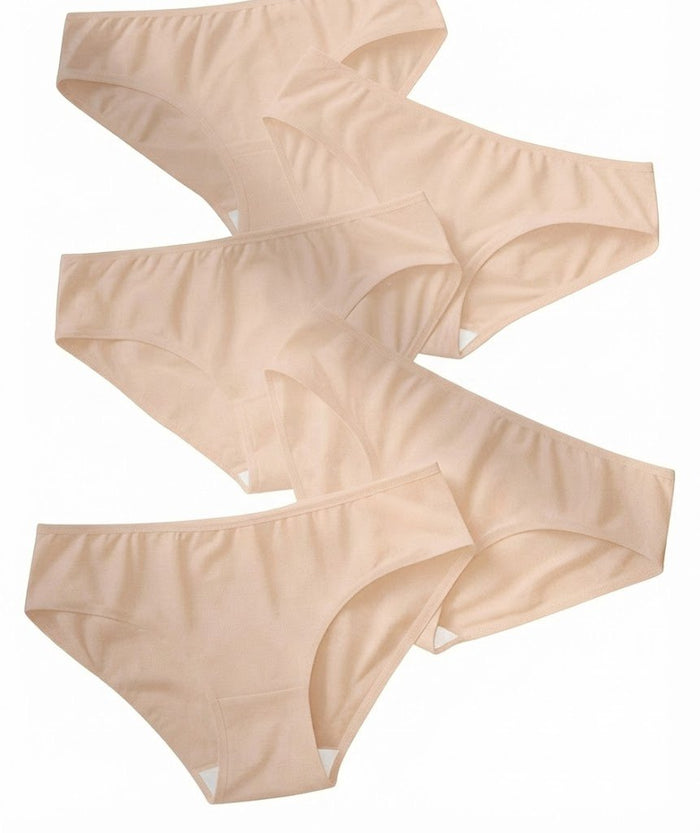 The Essentials Boyshort - 5-Pack - Nude - Front